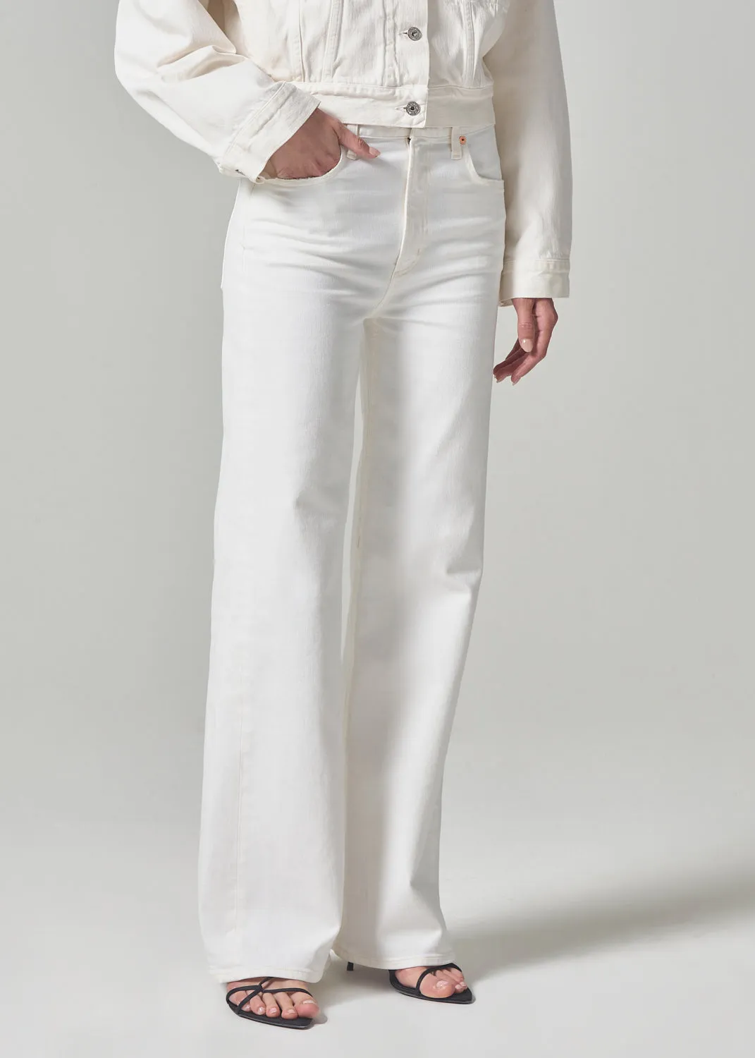 Paloma Baggy in Pearl sold by Citizens Of Humanity product image thumbnail 4