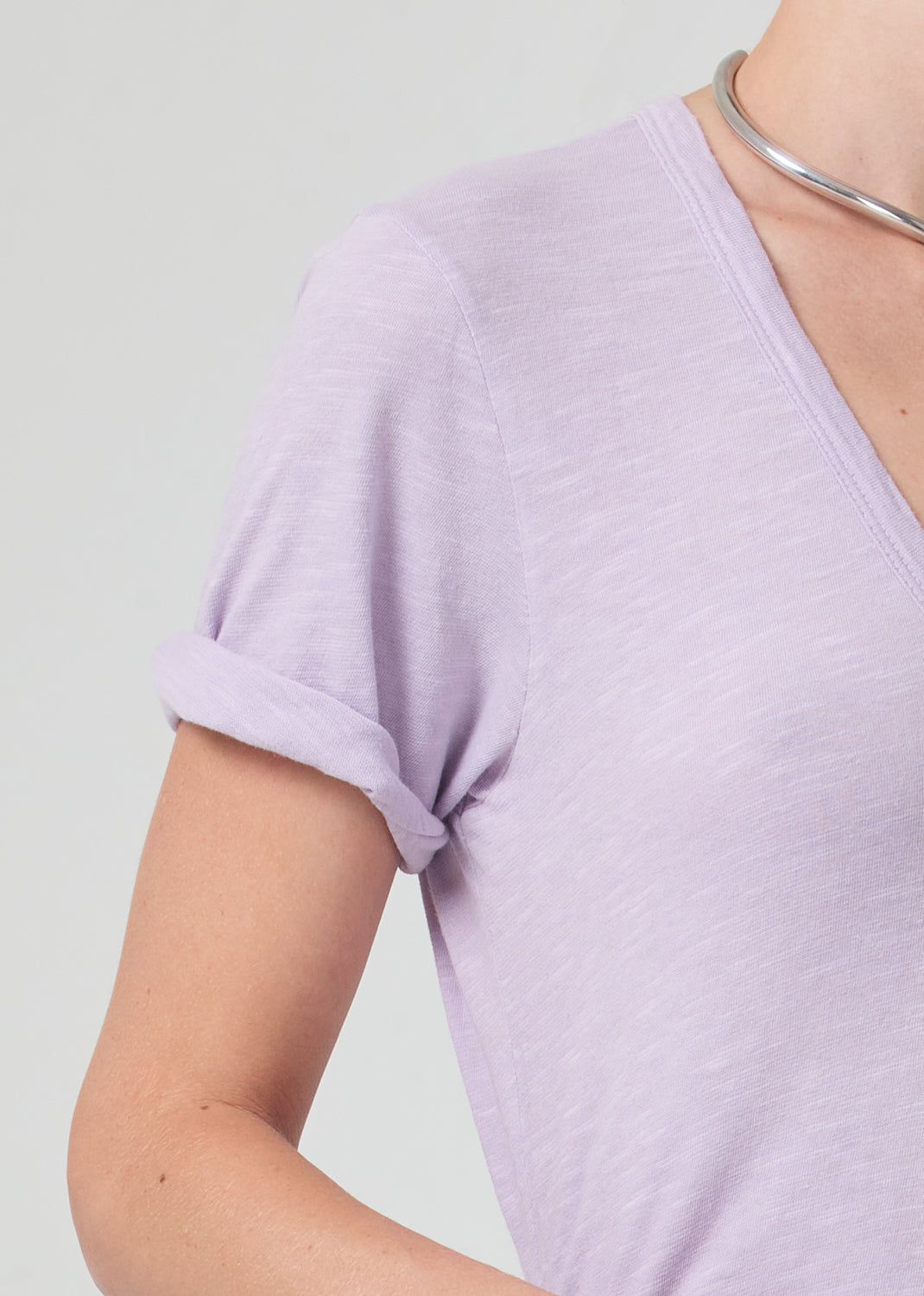 Cecilie V-Neck in Lavender sold by Citizens Of Humanity product image thumbnail 4