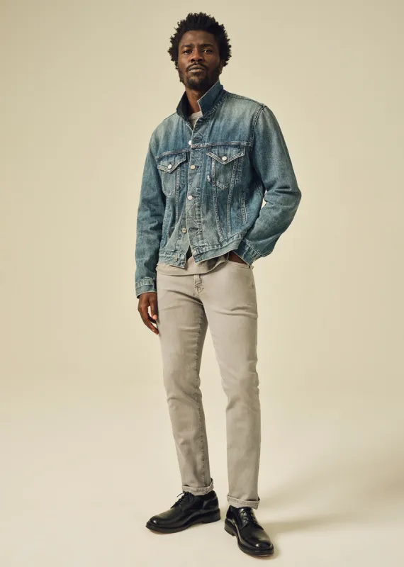 Gage Slim Straight Stretch Linen in Stone Age sold by Citizens Of Humanity