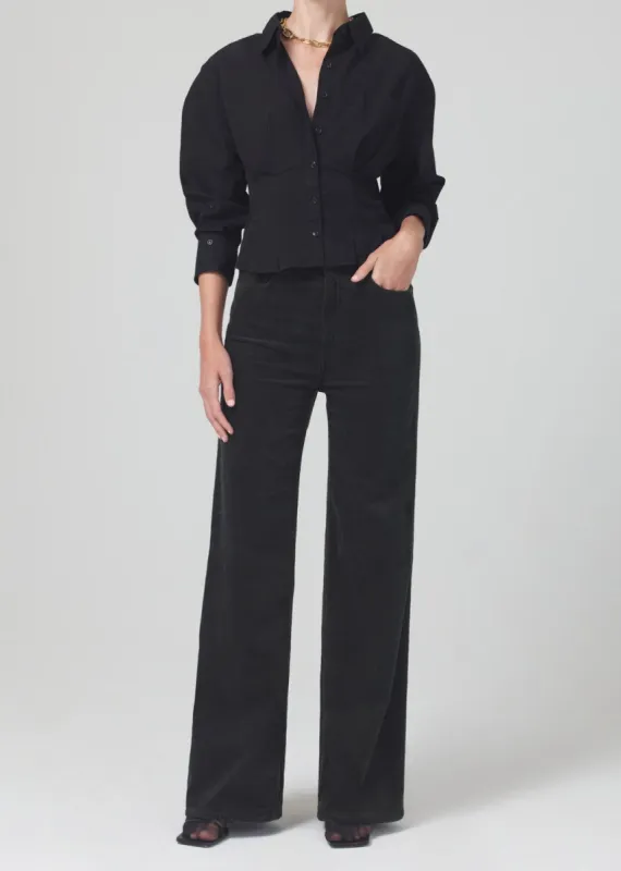 Paloma Baggy Corduroy in Kelp sold by Citizens Of Humanity