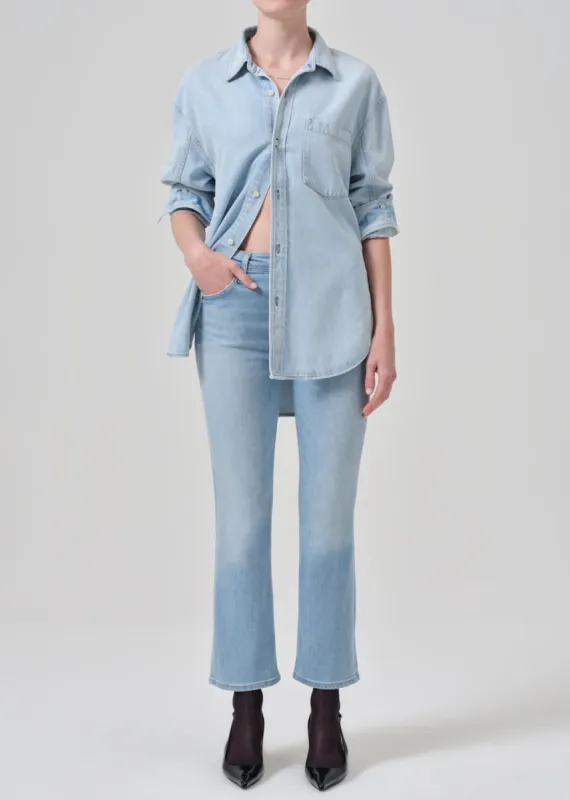 Isola Mid Rise Cropped Boot in Marquee sold by Citizens Of Humanity