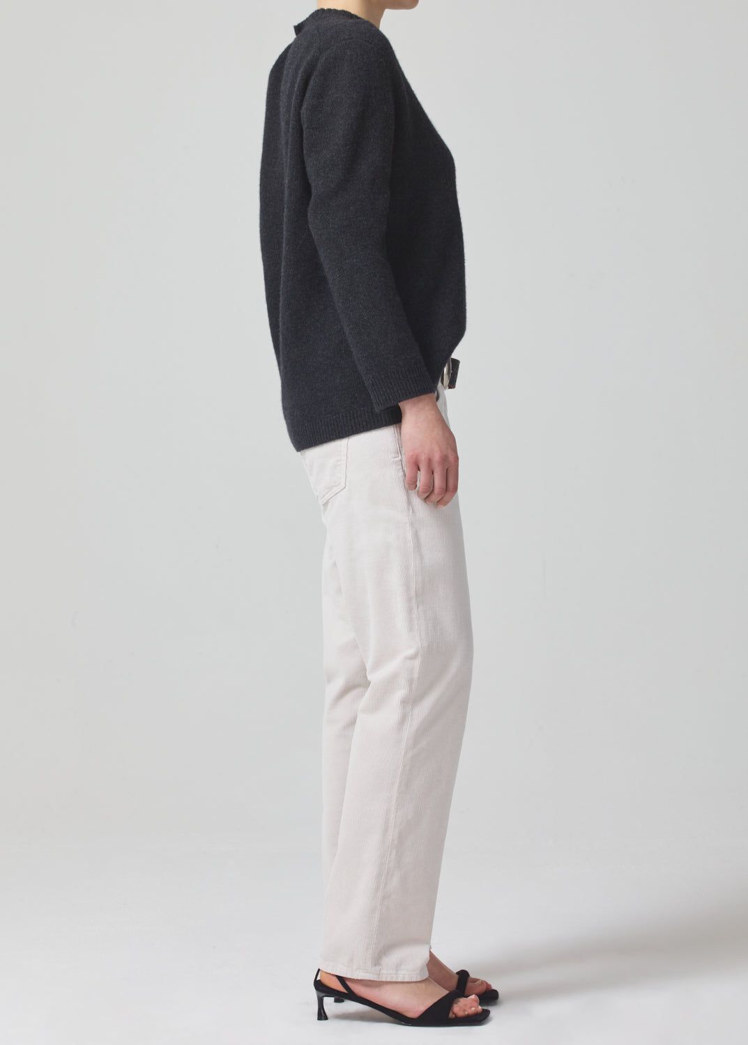 Neve Low Slung Relaxed Corduroy in Oysterette sold by Citizens Of Humanity product image thumbnail 3