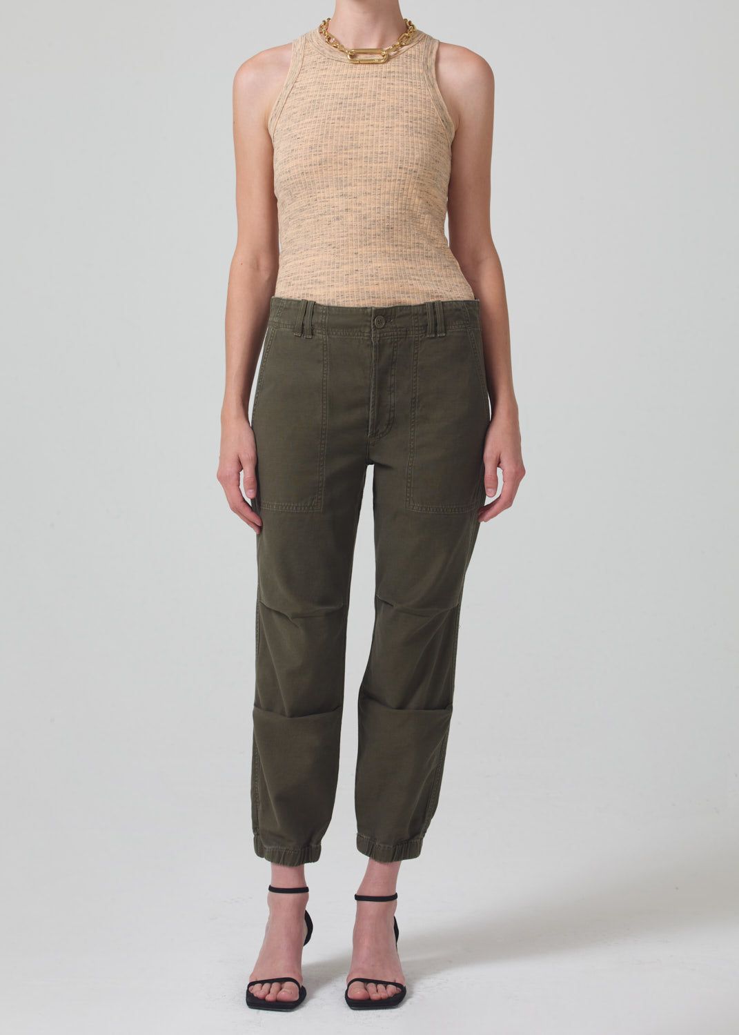 Isabel Rib Tank in Cantaloupe sold by Citizens Of Humanity product image thumbnail 5