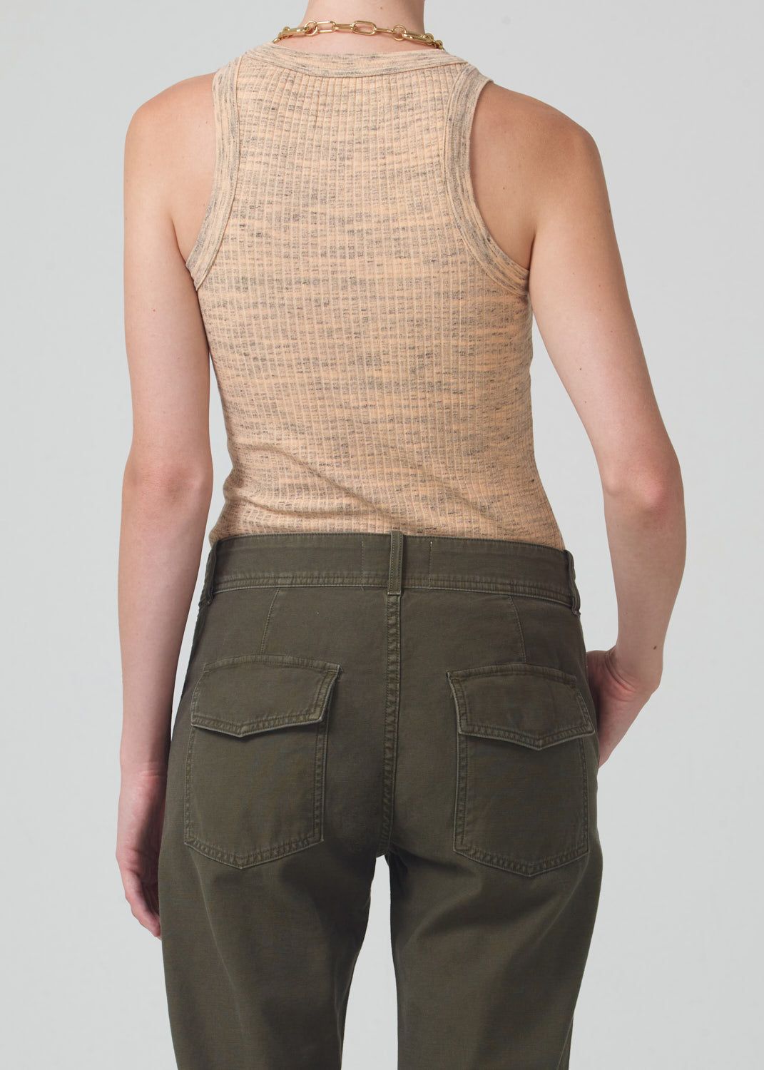 Isabel Rib Tank in Cantaloupe sold by Citizens Of Humanity product image thumbnail 2