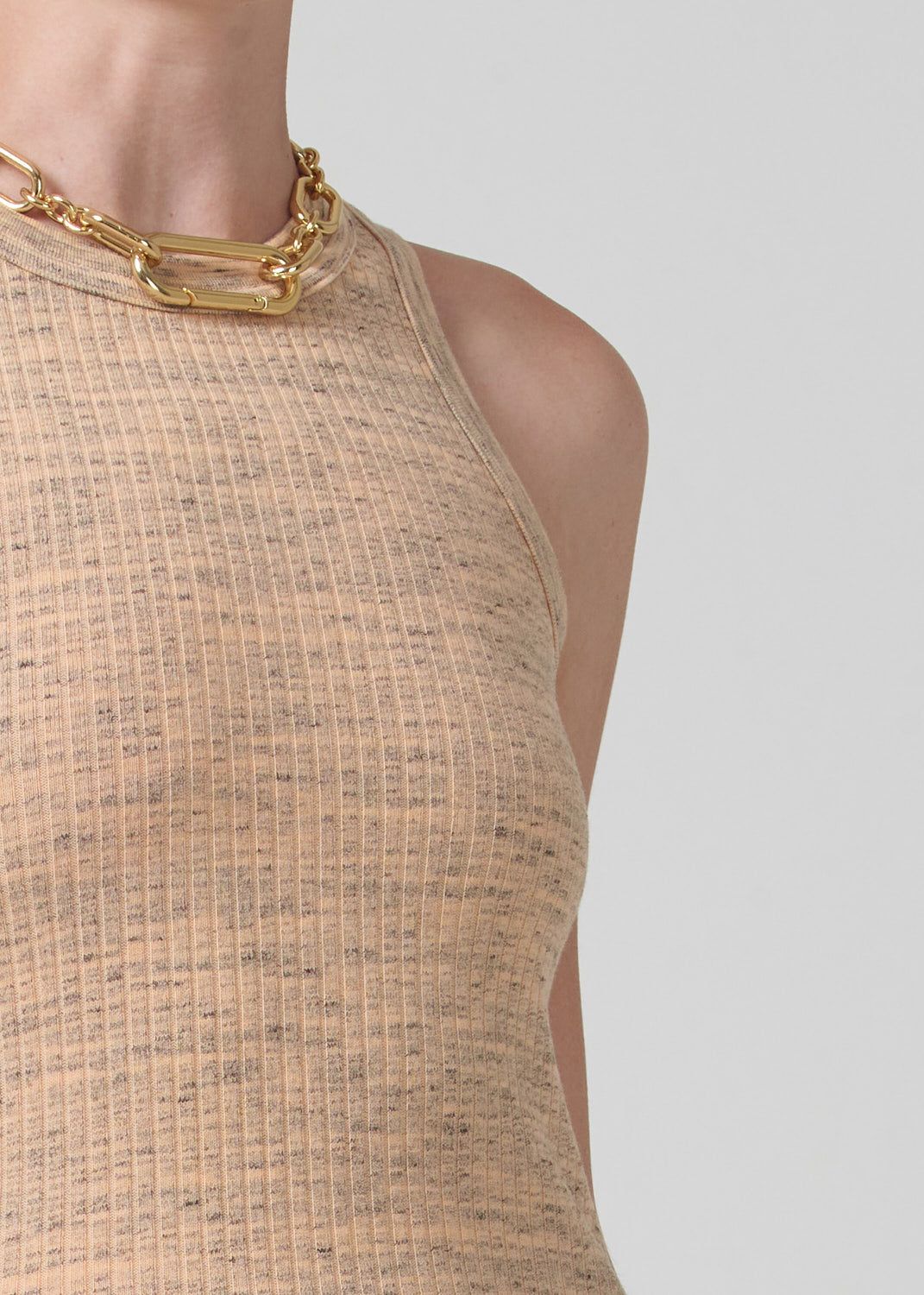 Isabel Rib Tank in Cantaloupe sold by Citizens Of Humanity product image thumbnail 4