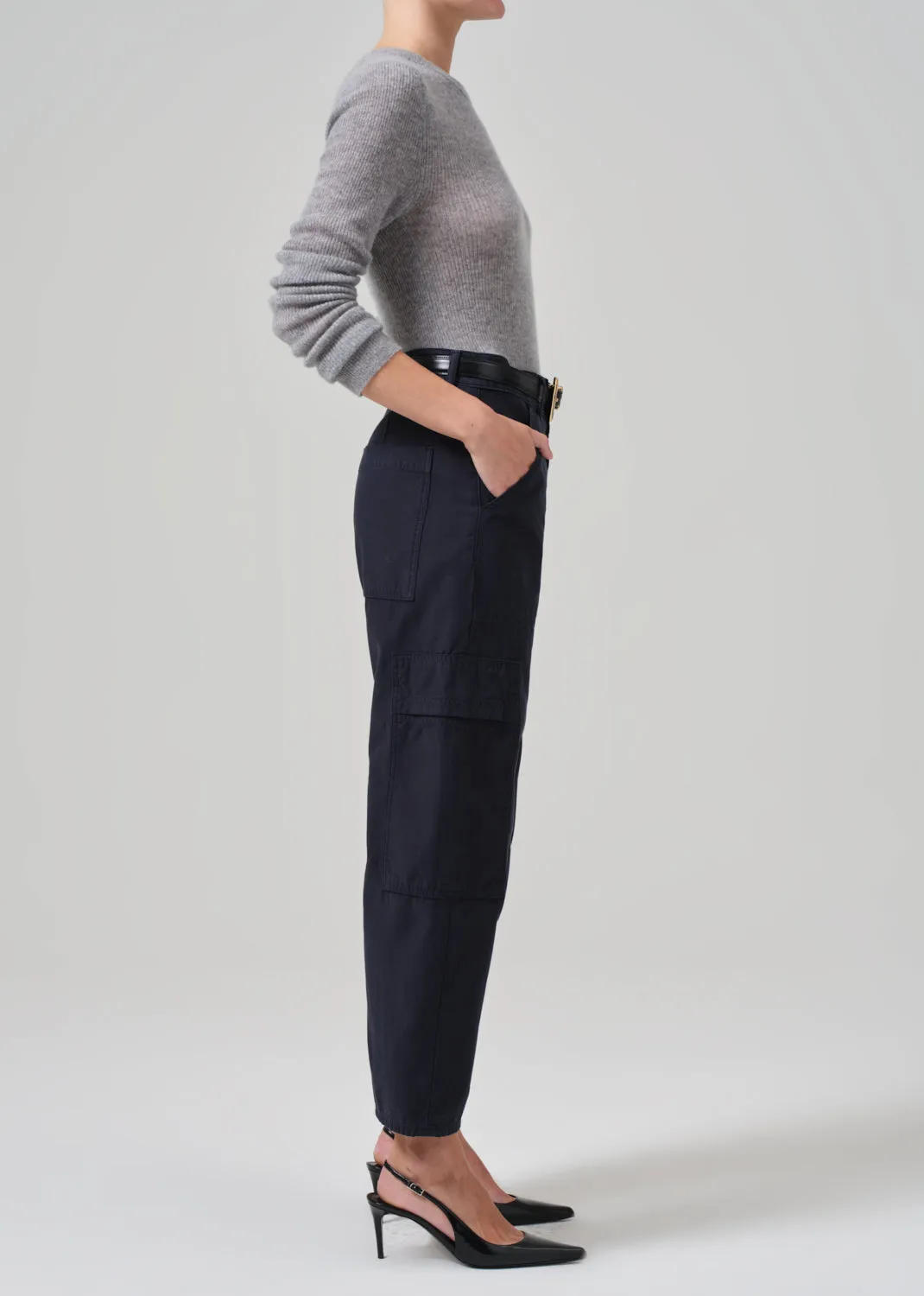 Marcelle Cargo in True Navy sold by Citizens Of Humanity product image thumbnail 3