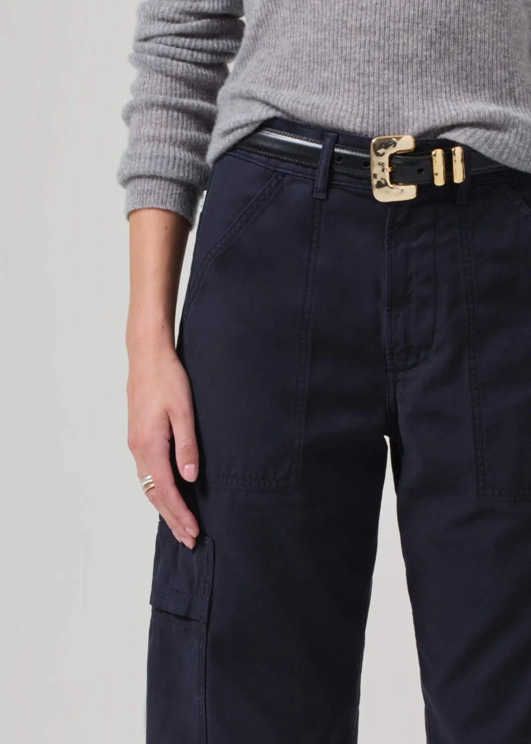 Marcelle Cargo in True Navy sold by Citizens Of Humanity product image thumbnail 5