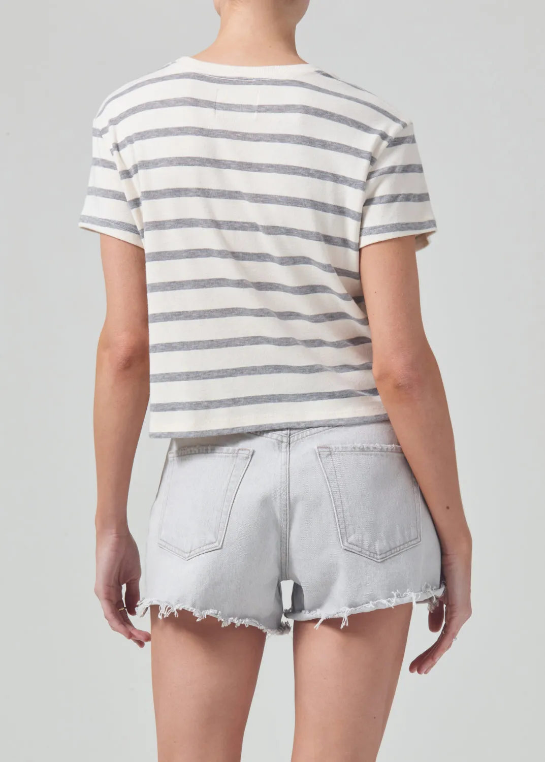 Kyle Tee in Campanula Stripe sold by Citizens Of Humanity product image thumbnail 2