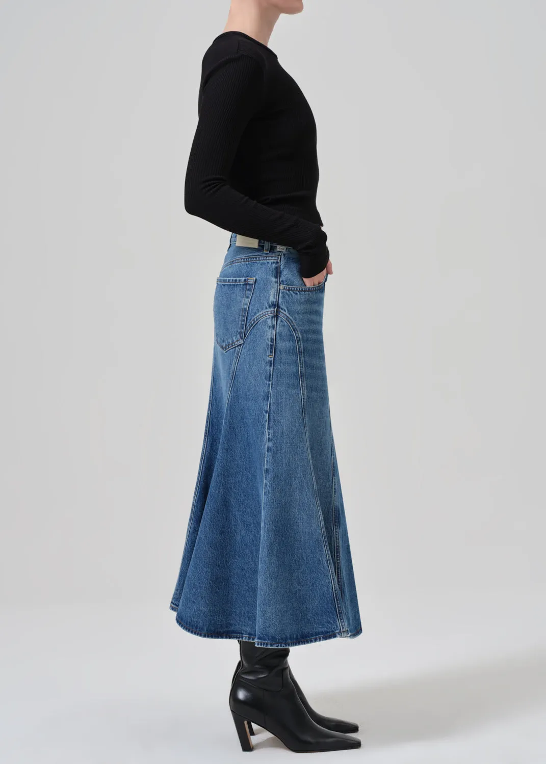 Riva Seamed Skirt in Ferrara sold by Citizens Of Humanity product image thumbnail 3