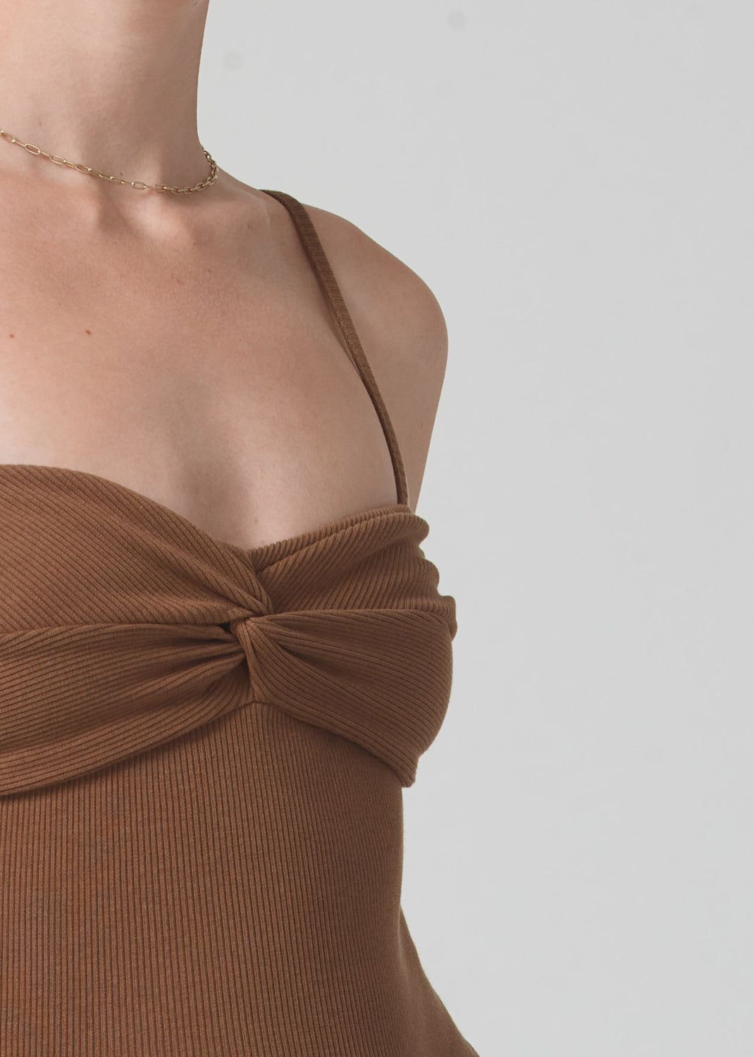 Emi Twist Tank in Malt Ball sold by Citizens Of Humanity product image thumbnail 4