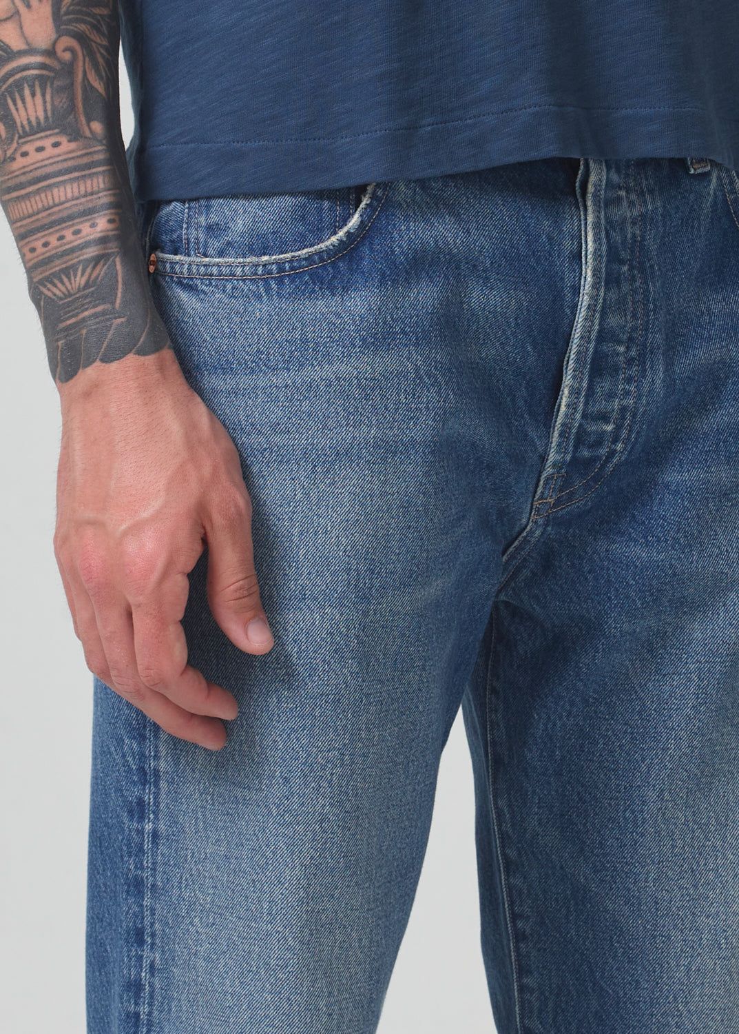 Finn Relaxed Rise Taper Archive in Clubhouse sold by Citizens Of Humanity product image thumbnail 4