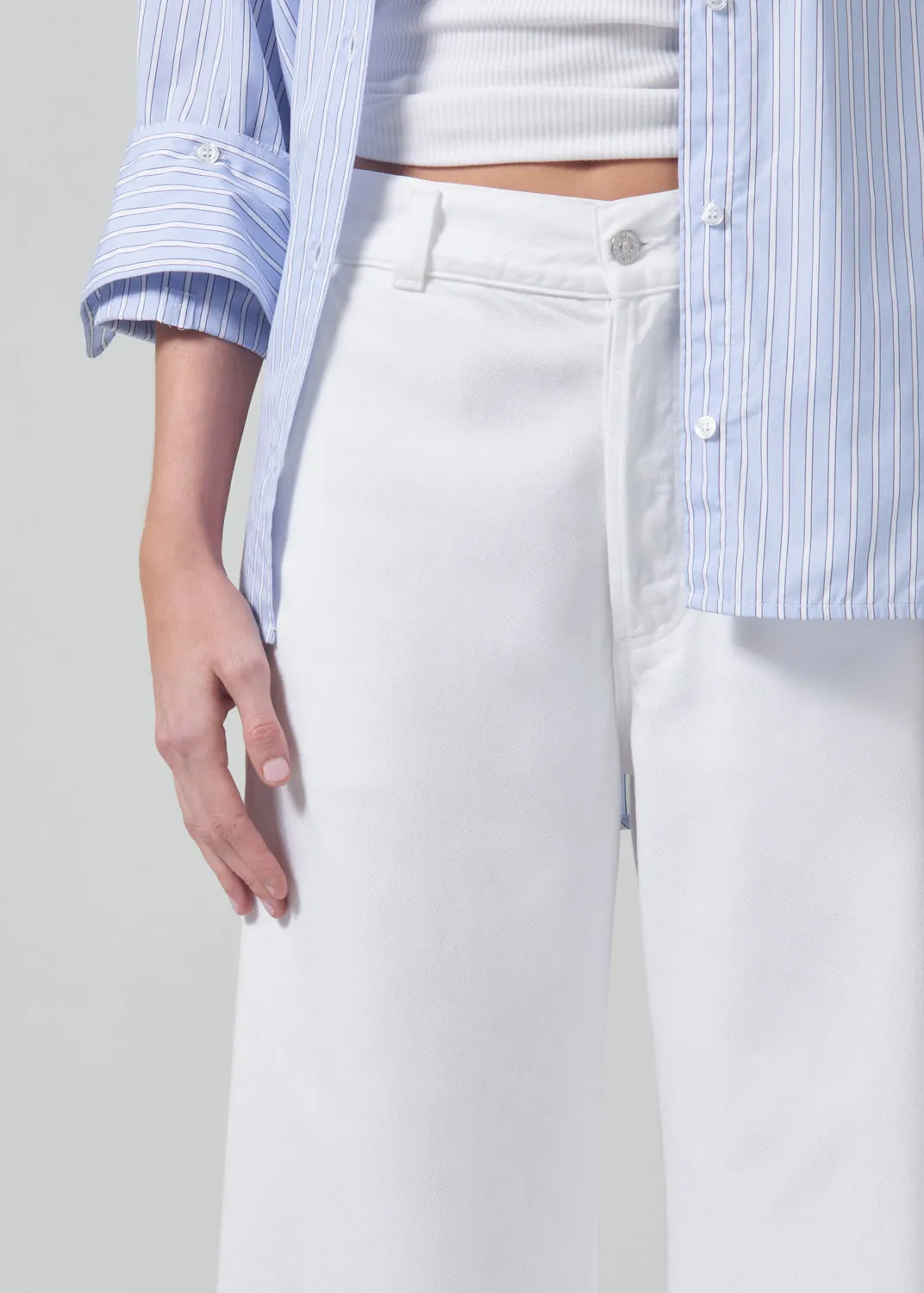 Beverly trouser in Seashell sold by Citizens Of Humanity product image thumbnail 5