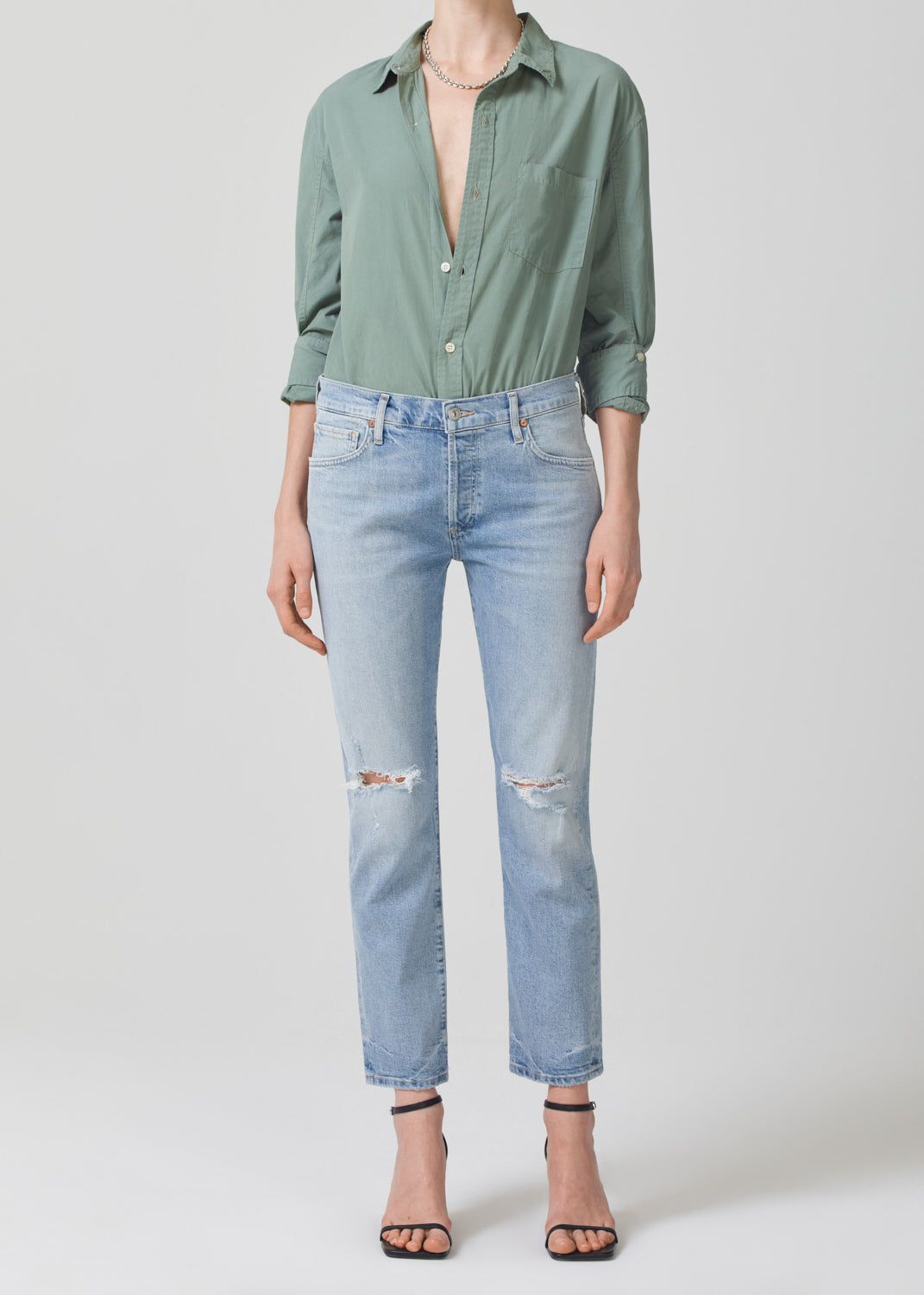 Emerson Slim Boyfriend 27" in Ice Pop sold by Citizens Of Humanity