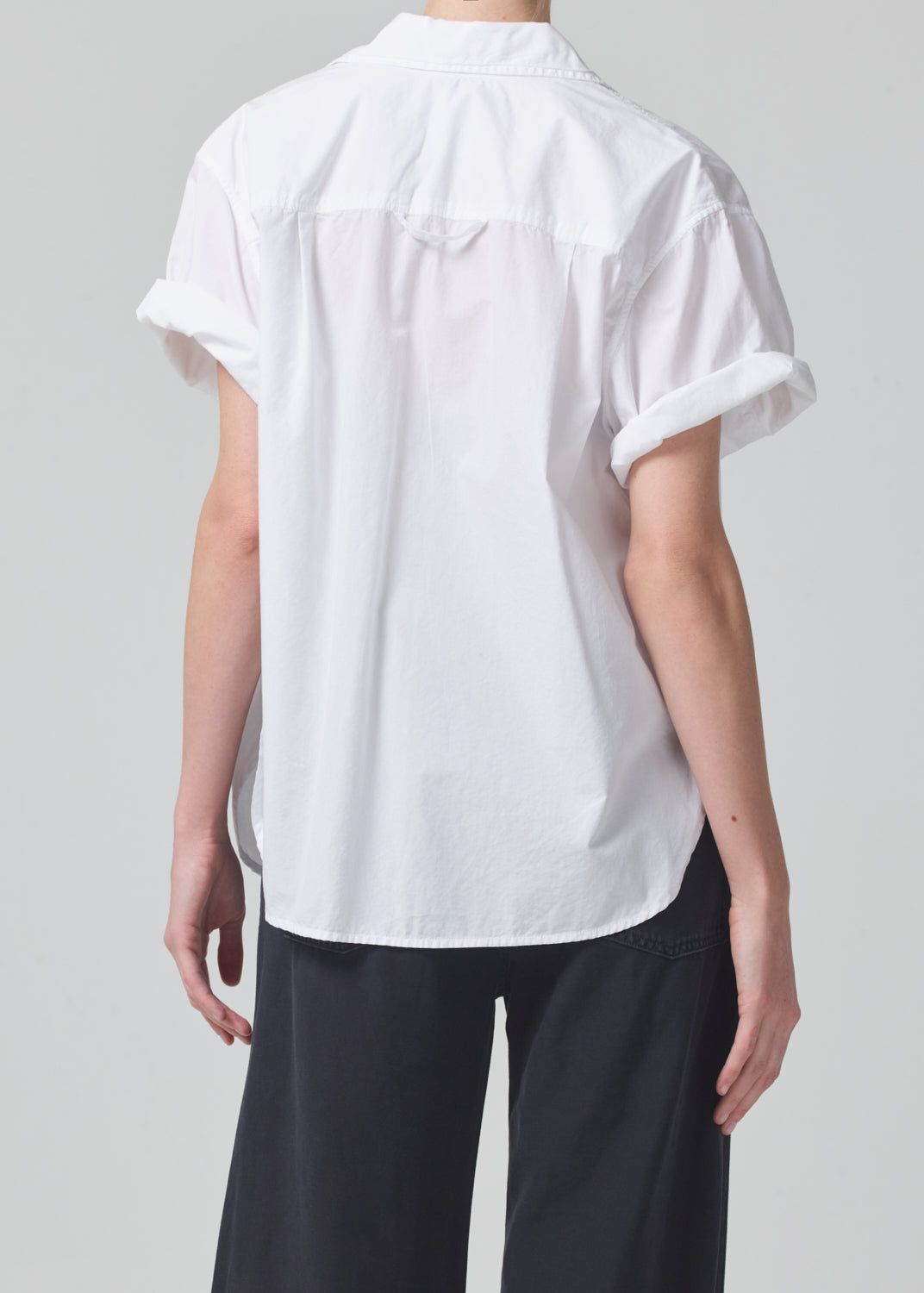 Short Sleeve Kayla Shirt in Optic White sold by Citizens Of Humanity product image thumbnail 3