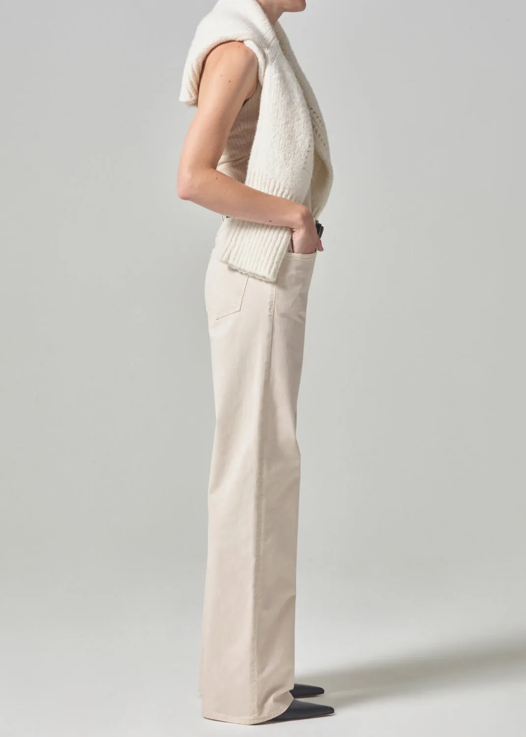 Annina High Rise Wide Leg 30" in Almondette sold by Citizens Of Humanity product image thumbnail 3