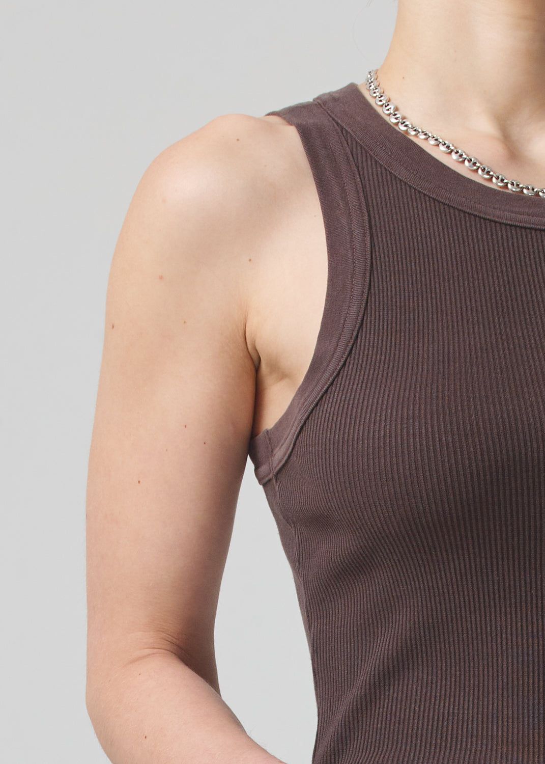 Isabel Rib Tank in Fig sold by Citizens Of Humanity product image thumbnail 4