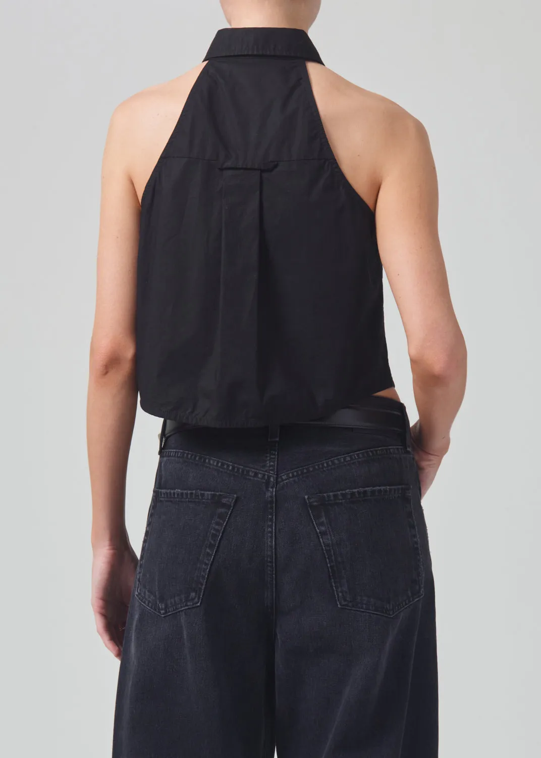 Adeline Sleeveless Shirt in Black sold by Citizens Of Humanity product image thumbnail 3