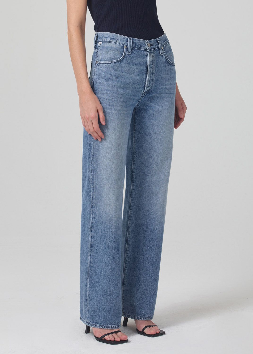 Annina High Rise Wide Leg 30" - H Pocket in Light Catcher sold by Citizens Of Humanity product image thumbnail 4