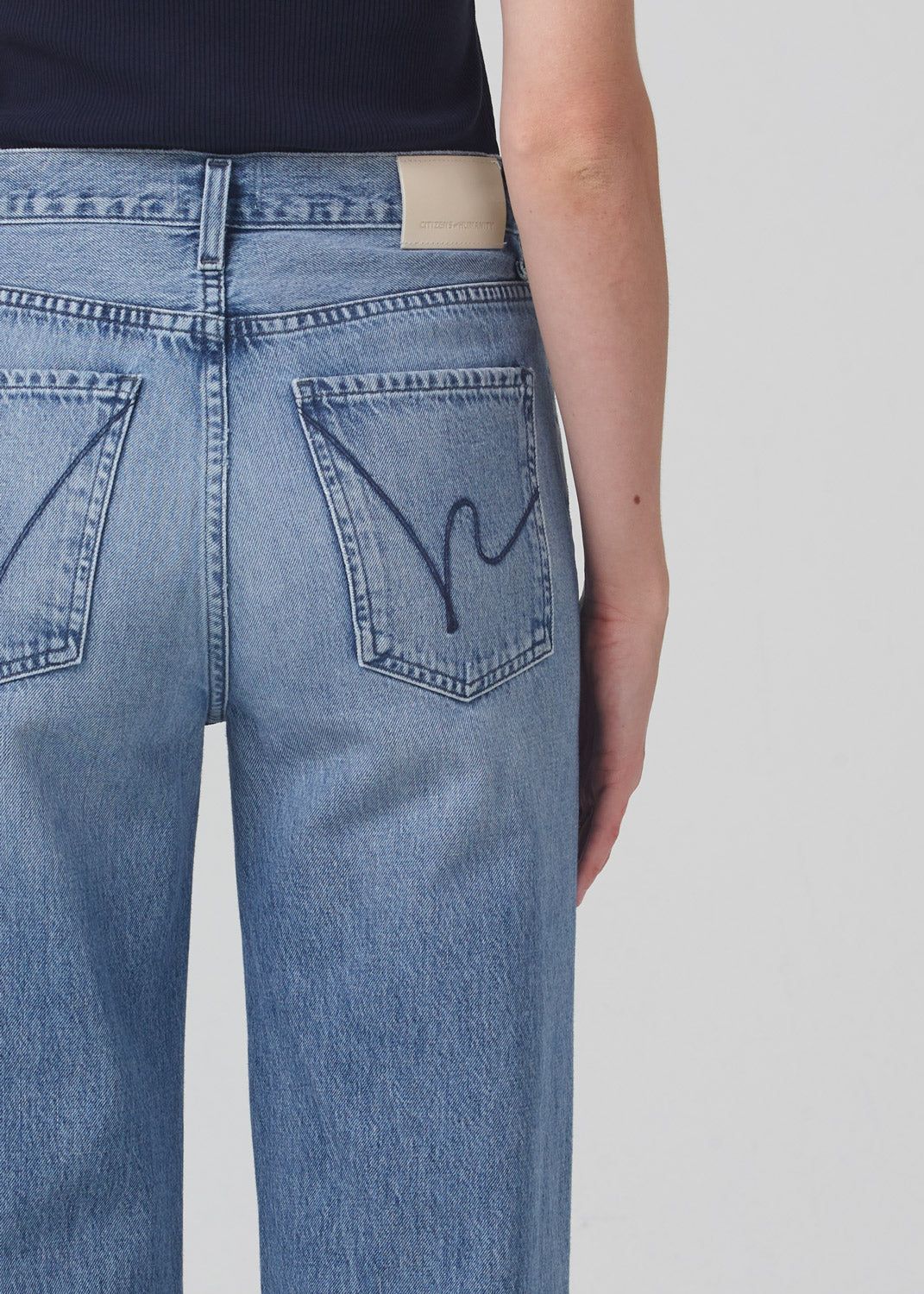 Annina High Rise Wide Leg 30" - H Pocket in Light Catcher sold by Citizens Of Humanity product image thumbnail 5