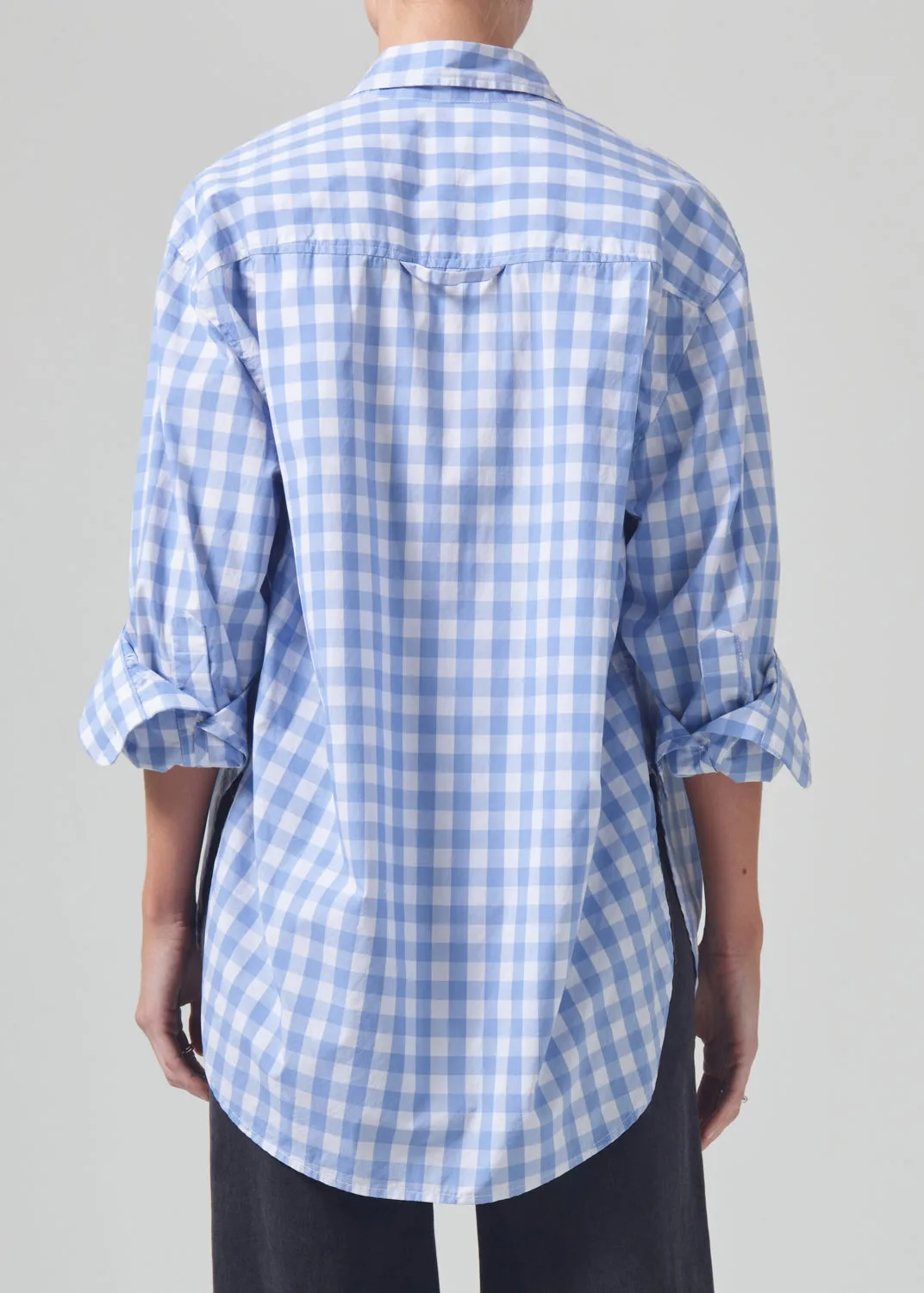 Kayla Shirt in Bluesky Gingham sold by Citizens Of Humanity product image thumbnail 2