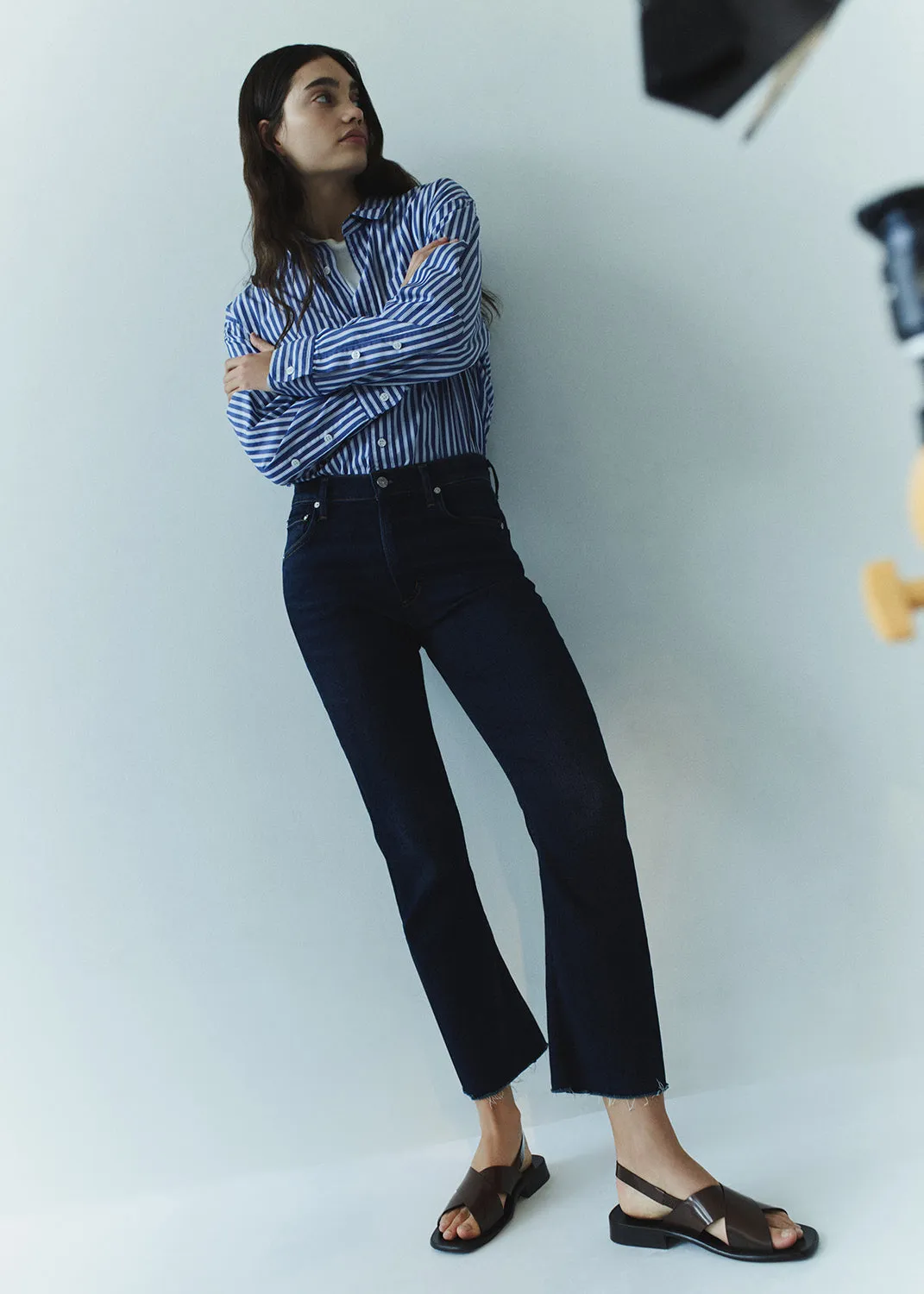 Isola Mid Rise Cropped Boot in Lotus sold by Citizens Of Humanity product image thumbnail 2