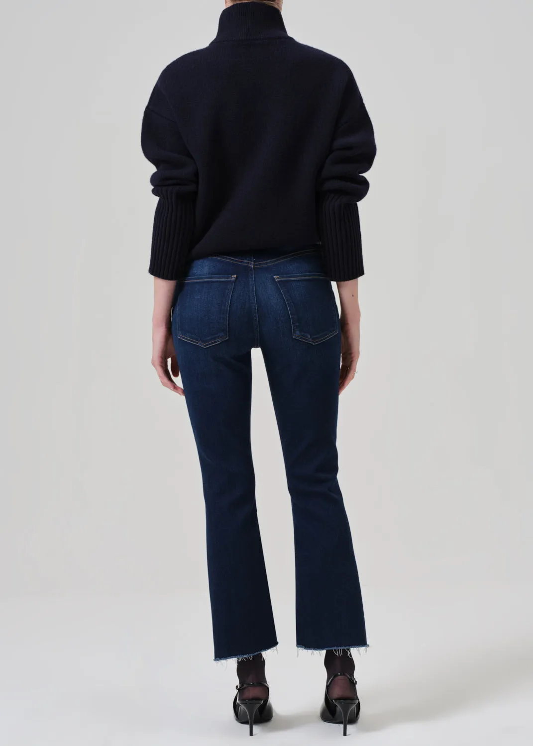 Isola Mid Rise Cropped Boot in Lotus sold by Citizens Of Humanity product image thumbnail 3