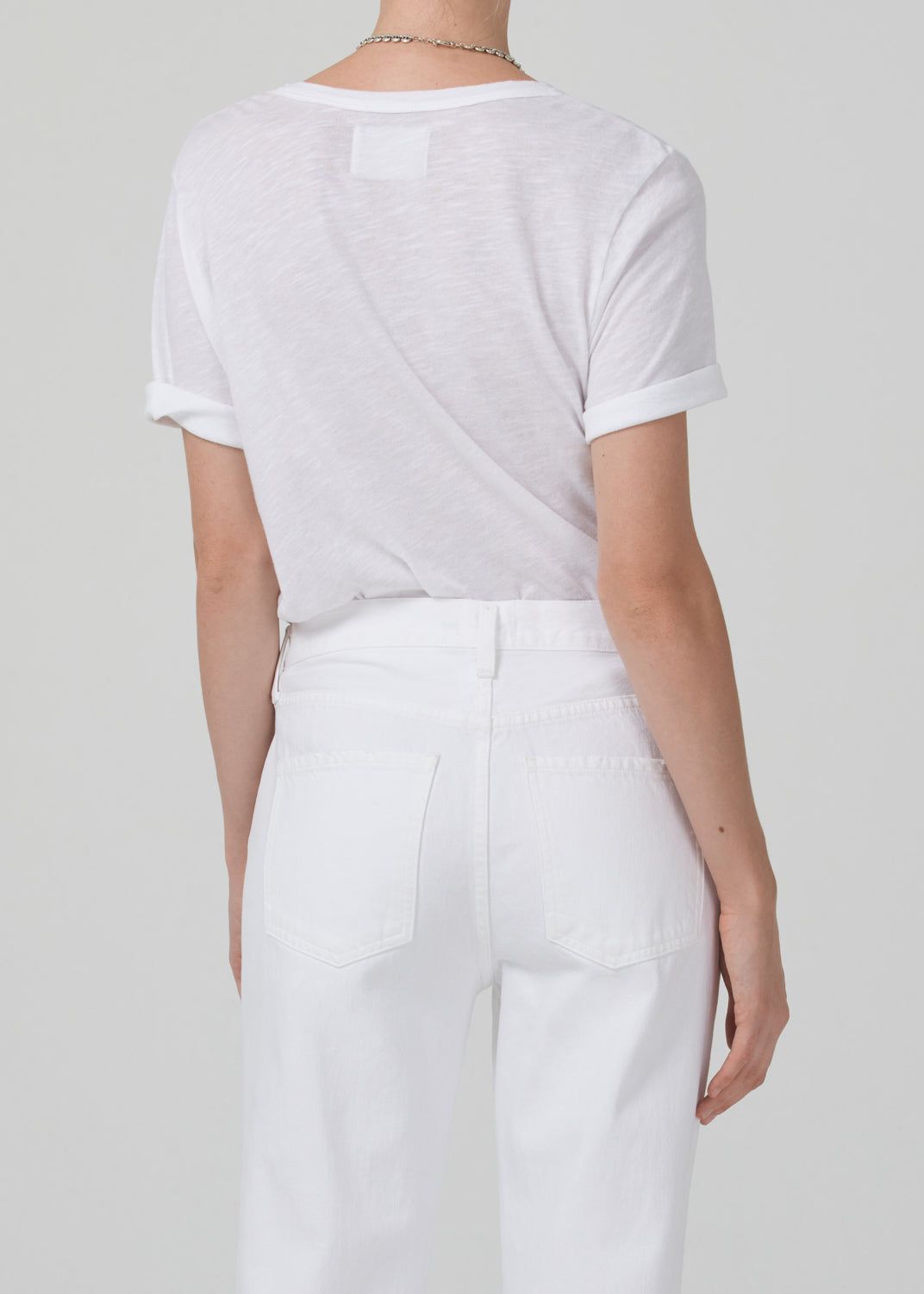 Cecilie V-Neck in White sold by Citizens Of Humanity product image thumbnail 2
