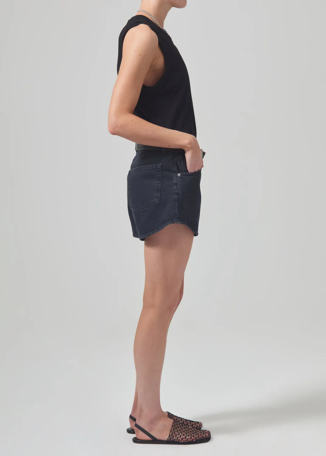 Abita Short in Washed Black sold by Citizens Of Humanity product image thumbnail 3