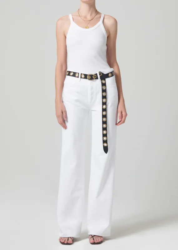 Annina High Rise Wide Leg 30" in Seashell sold by Citizens Of Humanity