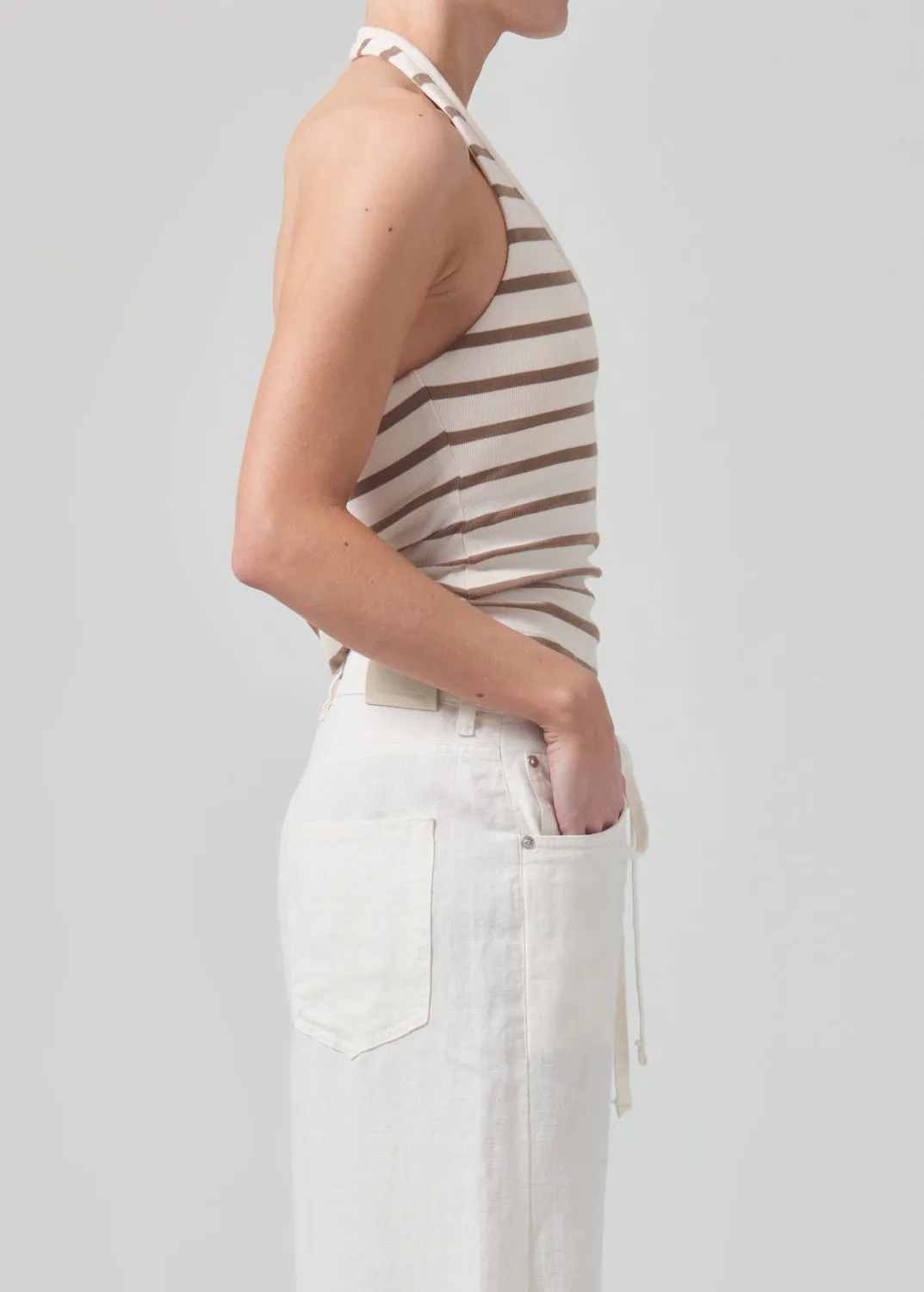 Julien Halter Top in Ginger Stripe sold by Citizens Of Humanity product image thumbnail 4