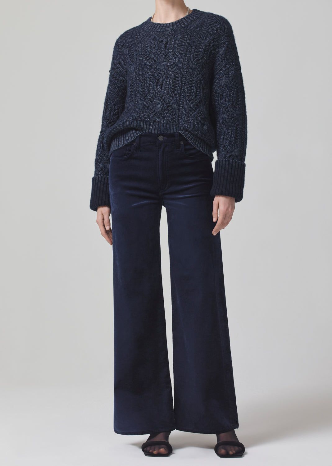 Paloma Baggy Velvet in Royal Navy sold by Citizens Of Humanity