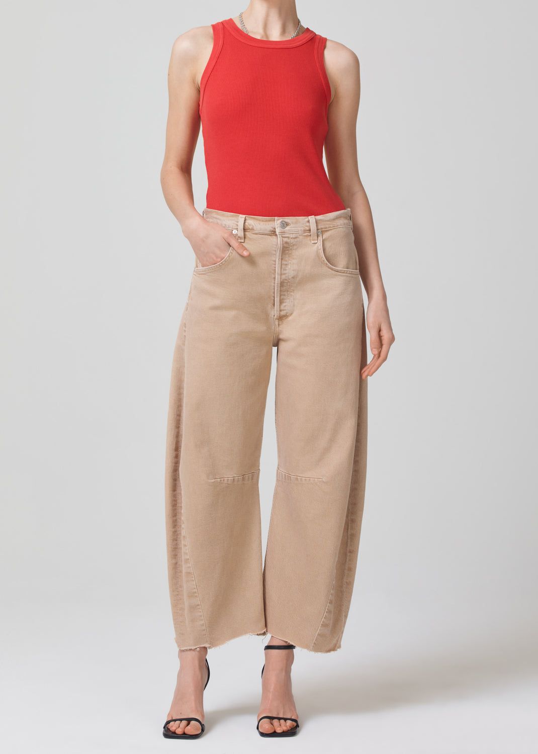 Isabel Rib Tank in Coral Balm sold by Citizens Of Humanity product image thumbnail 5