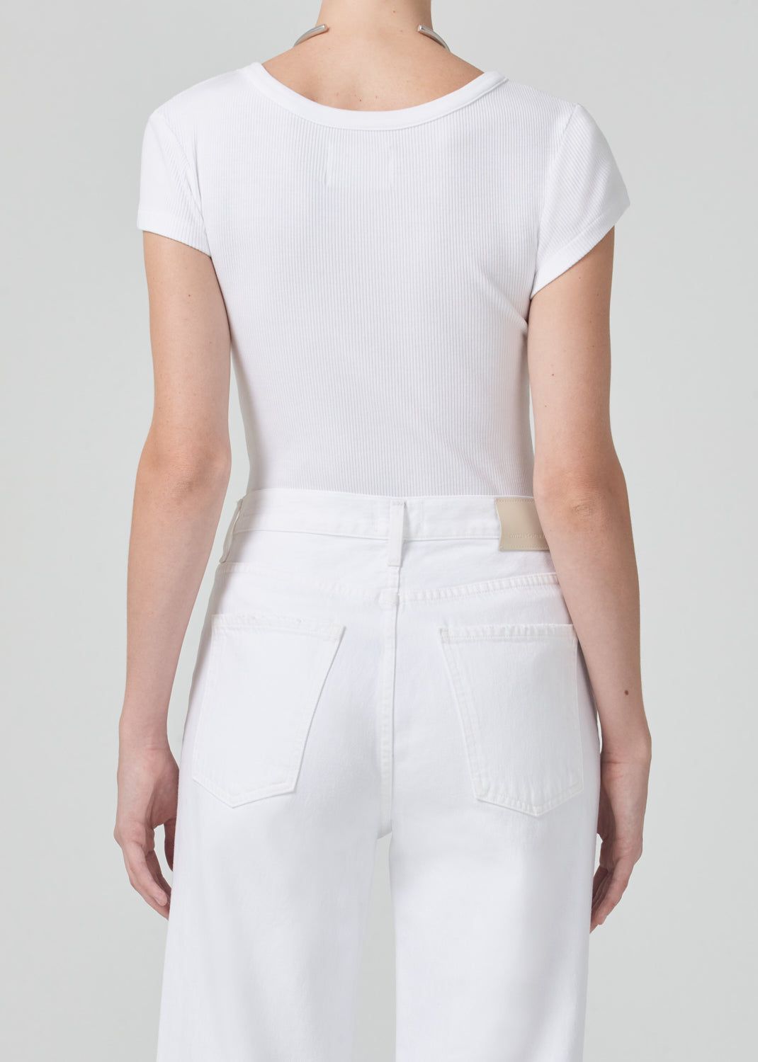 Lima Scoop Neck Tee in White sold by Citizens Of Humanity product image thumbnail 2