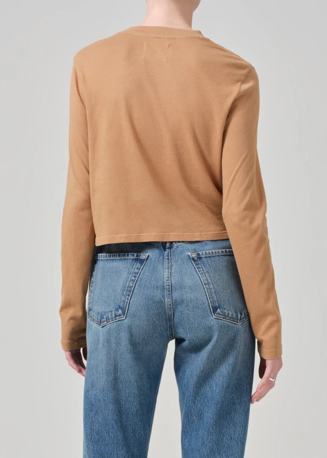 Sabine Cropped Long Sleeve in Ambra sold by Citizens Of Humanity product image thumbnail 2