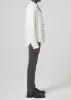 London Tapered Slim Brushed Sateen in Gravel sold by Citizens Of Humanity