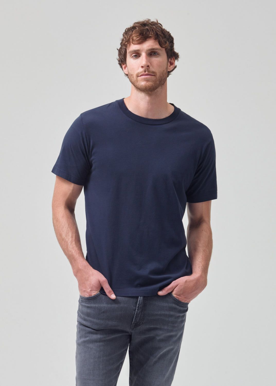 Everyday Short Sleeve Tee in Dark Navy sold by Citizens Of Humanity