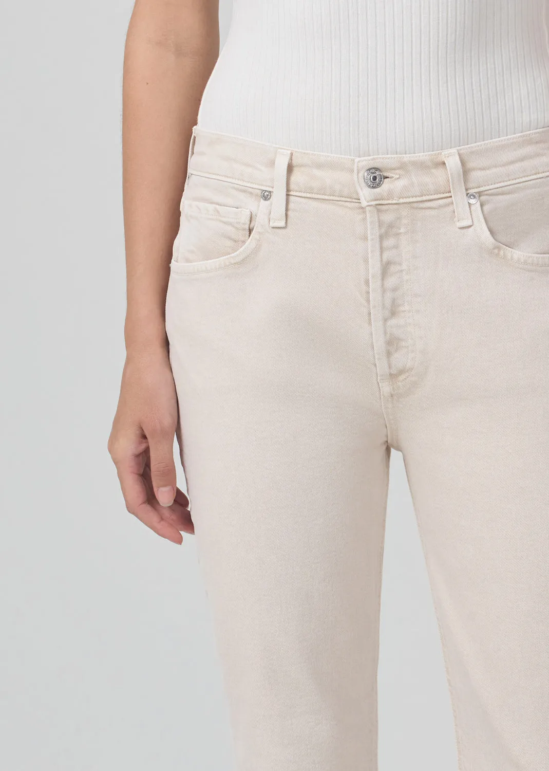 Isola Mid Rise Cropped Boot in Almondette sold by Citizens Of Humanity product image thumbnail 5