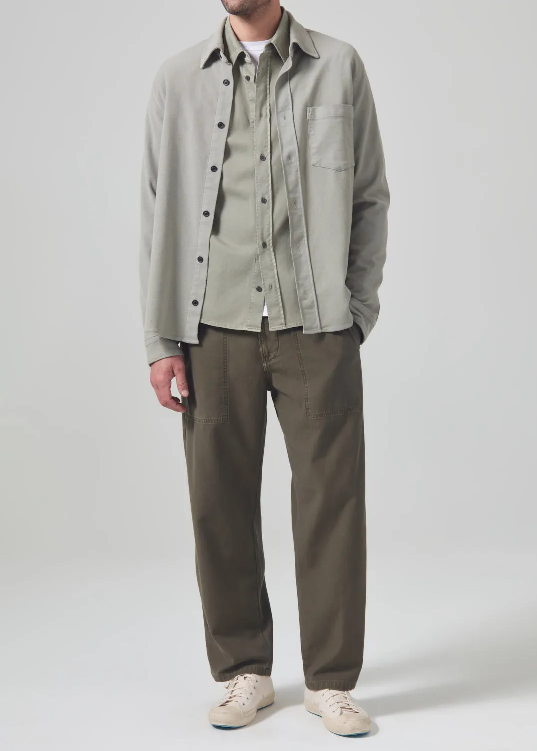 Hayden Relaxed Utility Pant in Tea Leaf sold by Citizens Of Humanity product image thumbnail 2