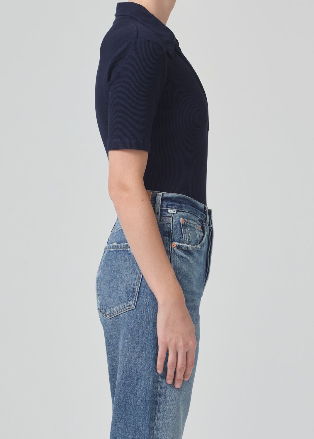 Liu Bodysuit in Navy sold by Citizens Of Humanity product image thumbnail 3