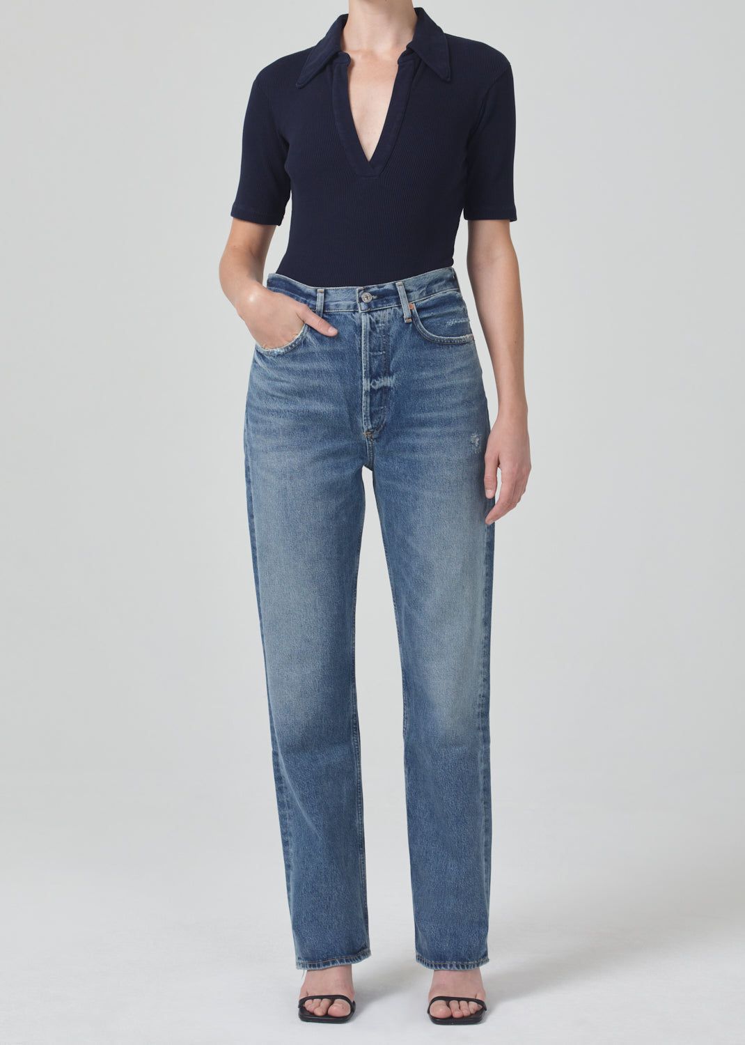 Liu Bodysuit in Navy sold by Citizens Of Humanity product image thumbnail 5