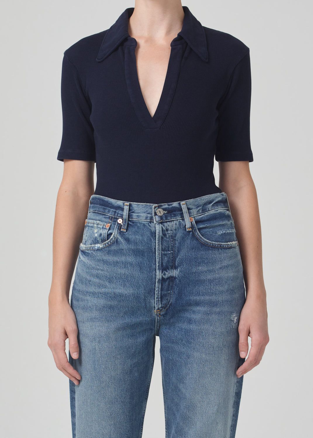 Liu Bodysuit in Navy sold by Citizens Of Humanity