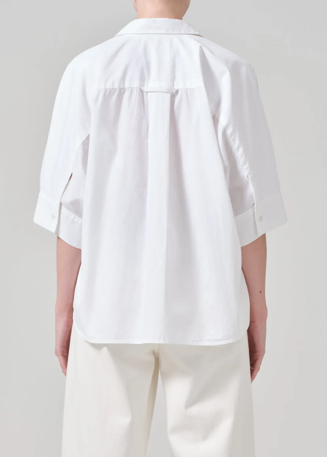 Claire Origami Shirt in Optic White sold by Citizens Of Humanity product image thumbnail 3