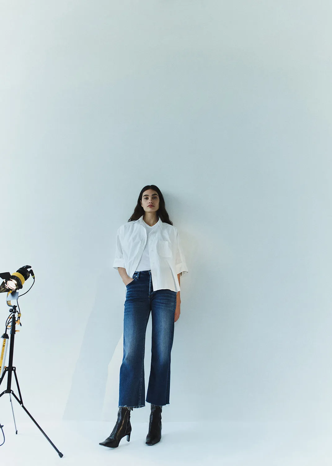 Claire Origami Shirt in Optic White sold by Citizens Of Humanity product image thumbnail 2