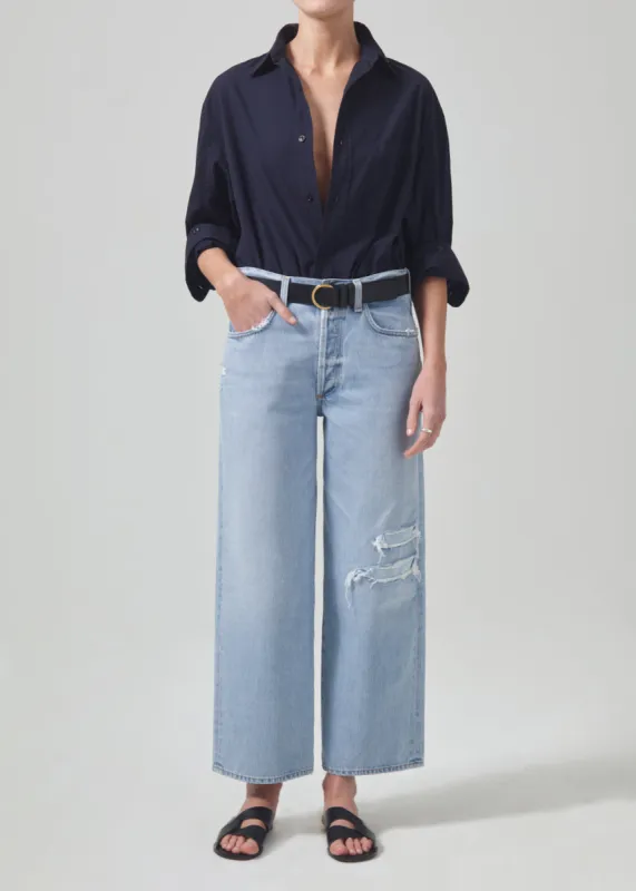 Pina Low Rise Baggy Crop in Cascade sold by Citizens Of Humanity