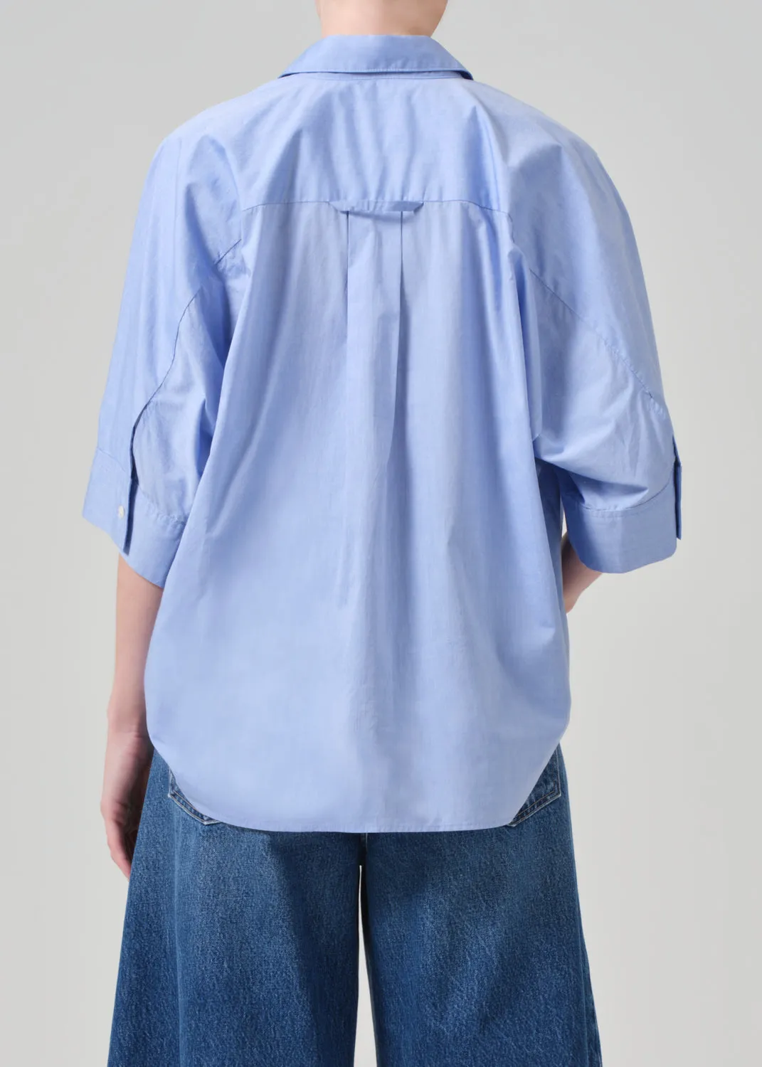 Claire Origami Shirt in Blue End On End sold by Citizens Of Humanity product image thumbnail 2