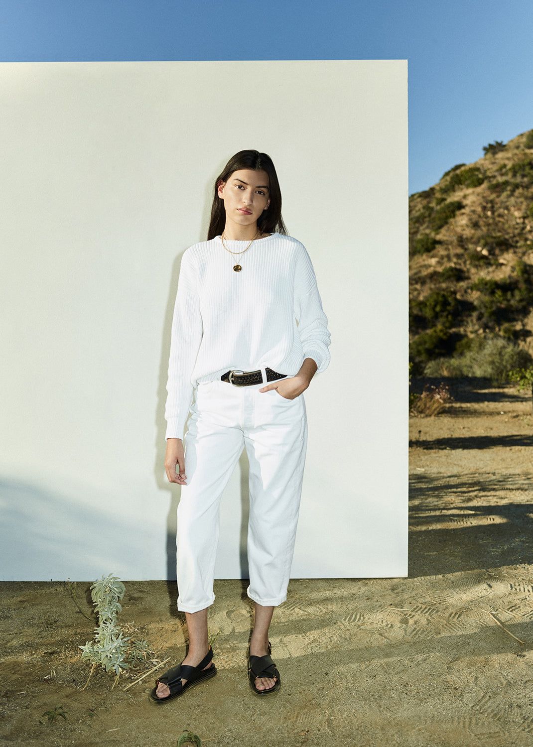 Dahlia Bow Leg Baby Roll in Iris sold by Citizens Of Humanity product image thumbnail 2