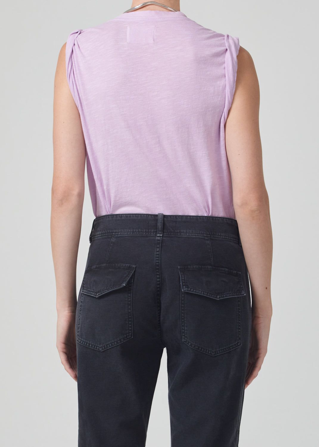 Kelsey Roll Sleeve Tee in Lavender sold by Citizens Of Humanity product image thumbnail 2