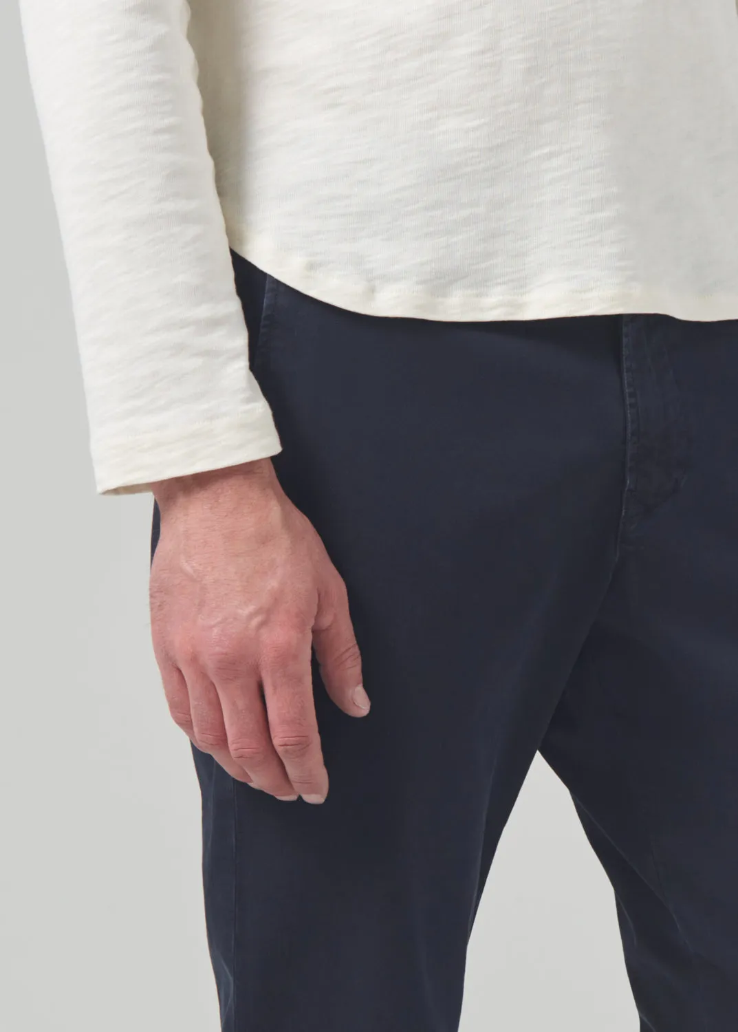 London Tapered Slim Italian Twill in Navy sold by Citizens Of Humanity product image thumbnail 5