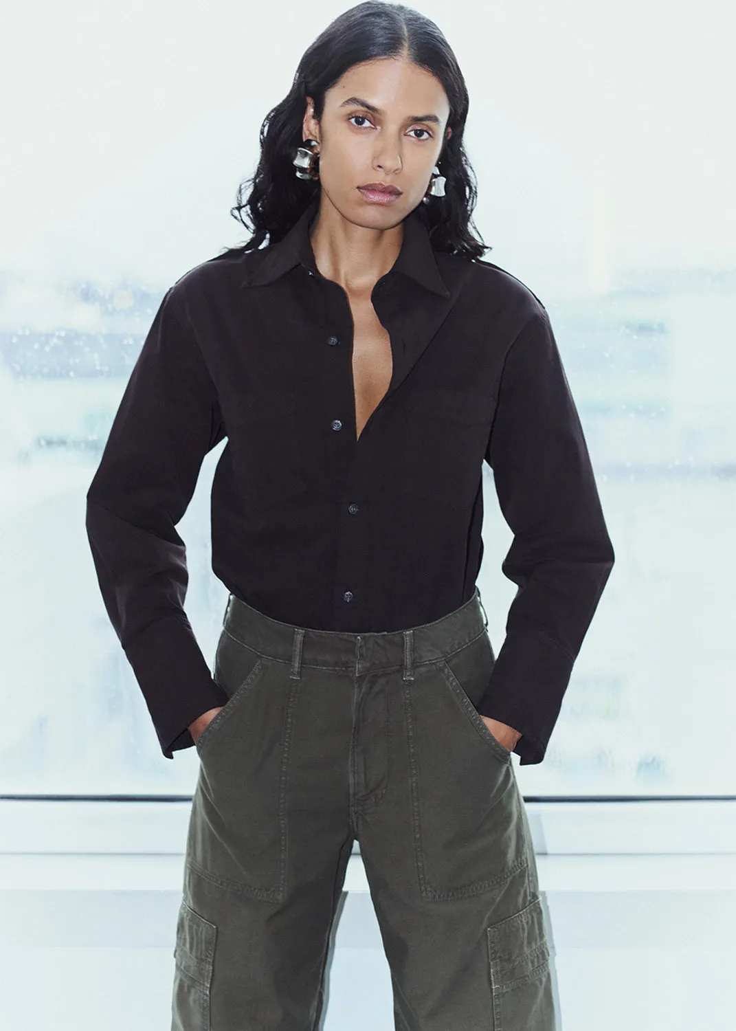 Ari Shirt in Clove sold by Citizens Of Humanity product image thumbnail 2