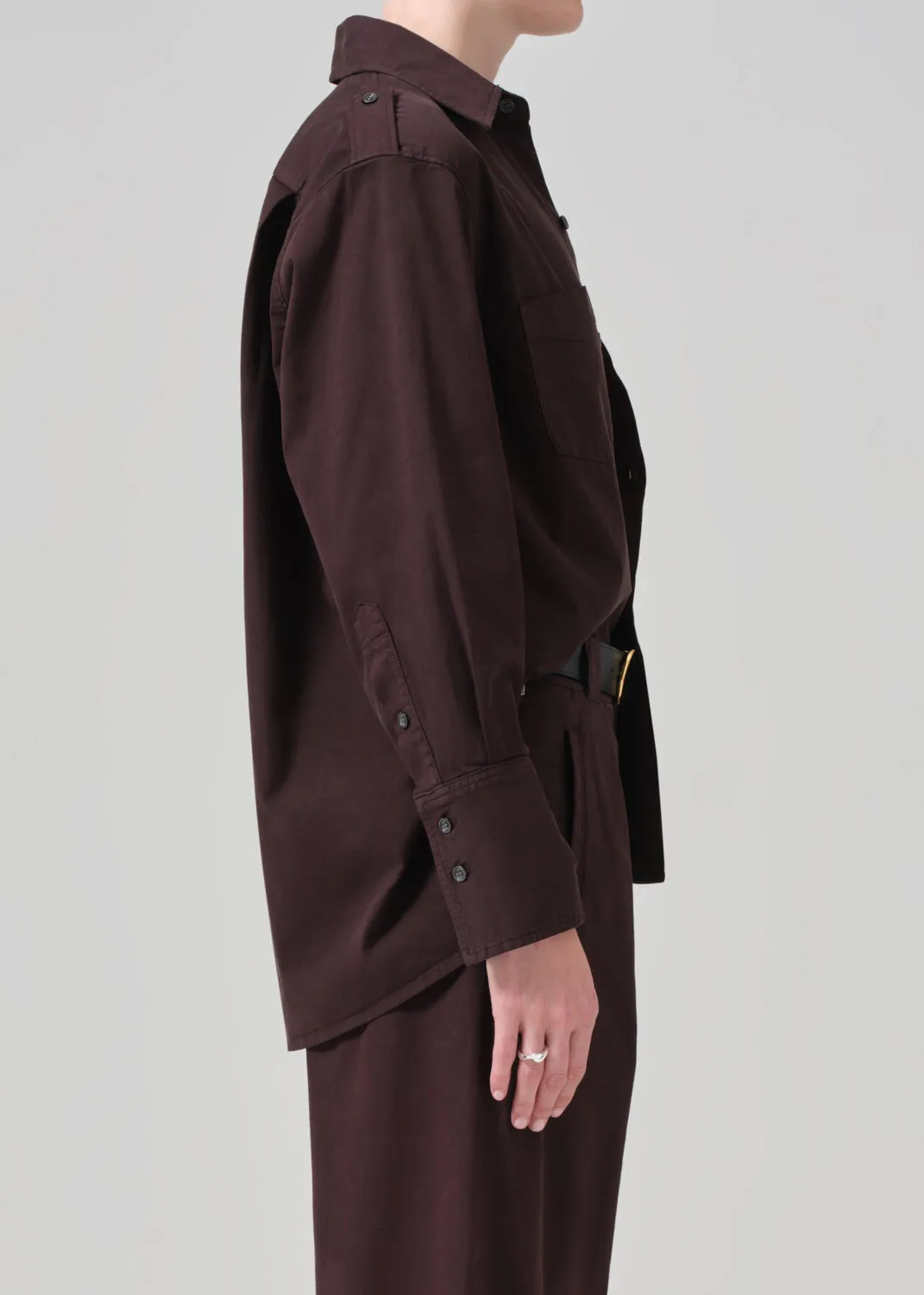 Ari Shirt in Clove sold by Citizens Of Humanity product image thumbnail 4